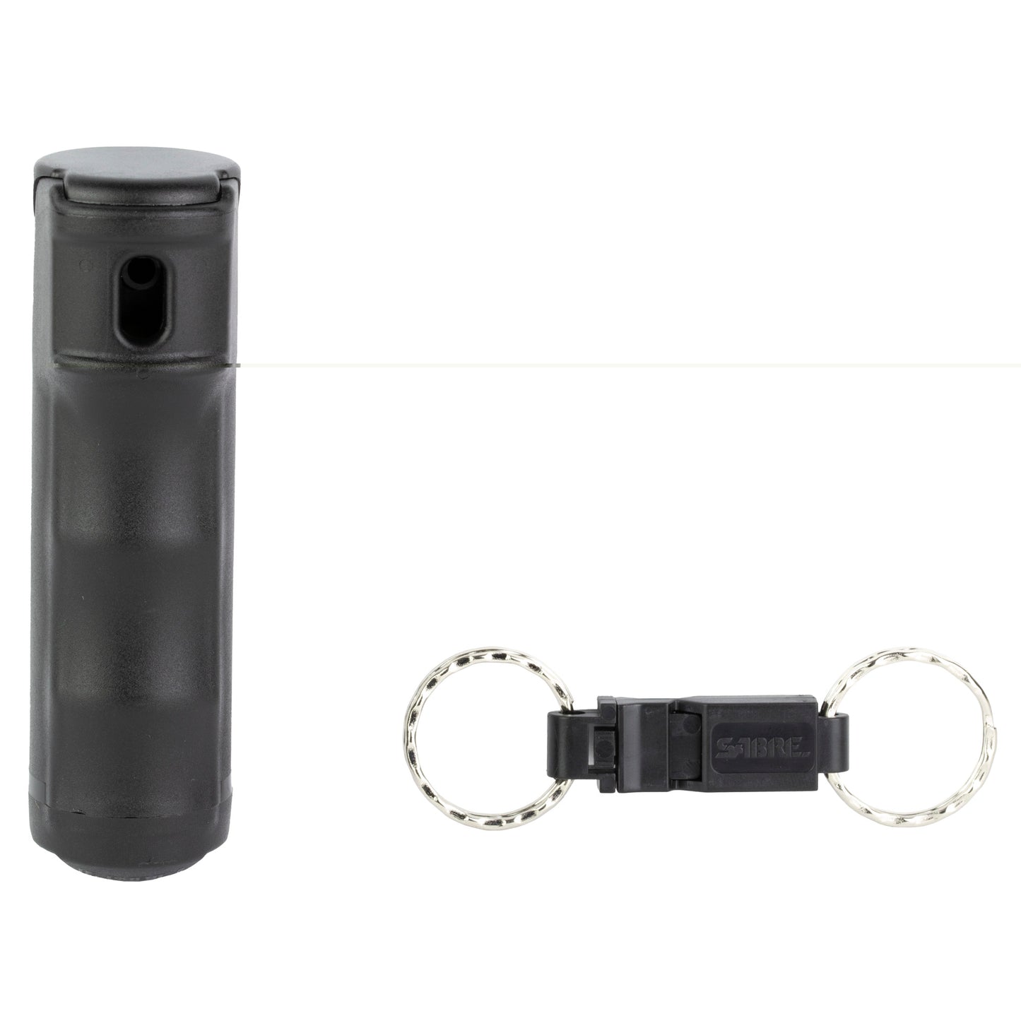 Sabre Spray Key Ring/whistle .54 Blk