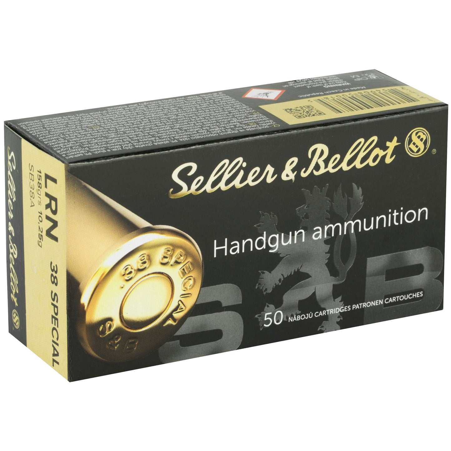 S&b 38spl 158gr Lrn 50/1000