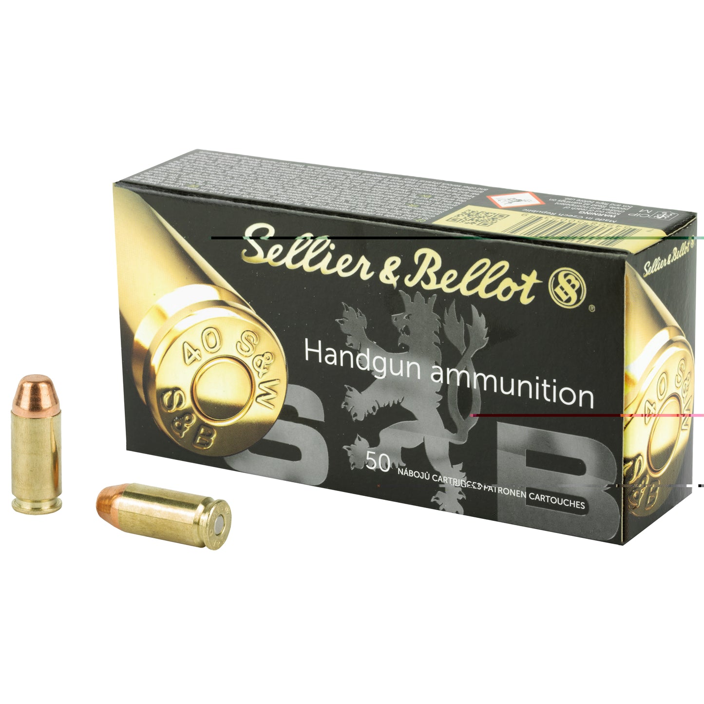 S&b 40sw 180gr Fmj 50/1000