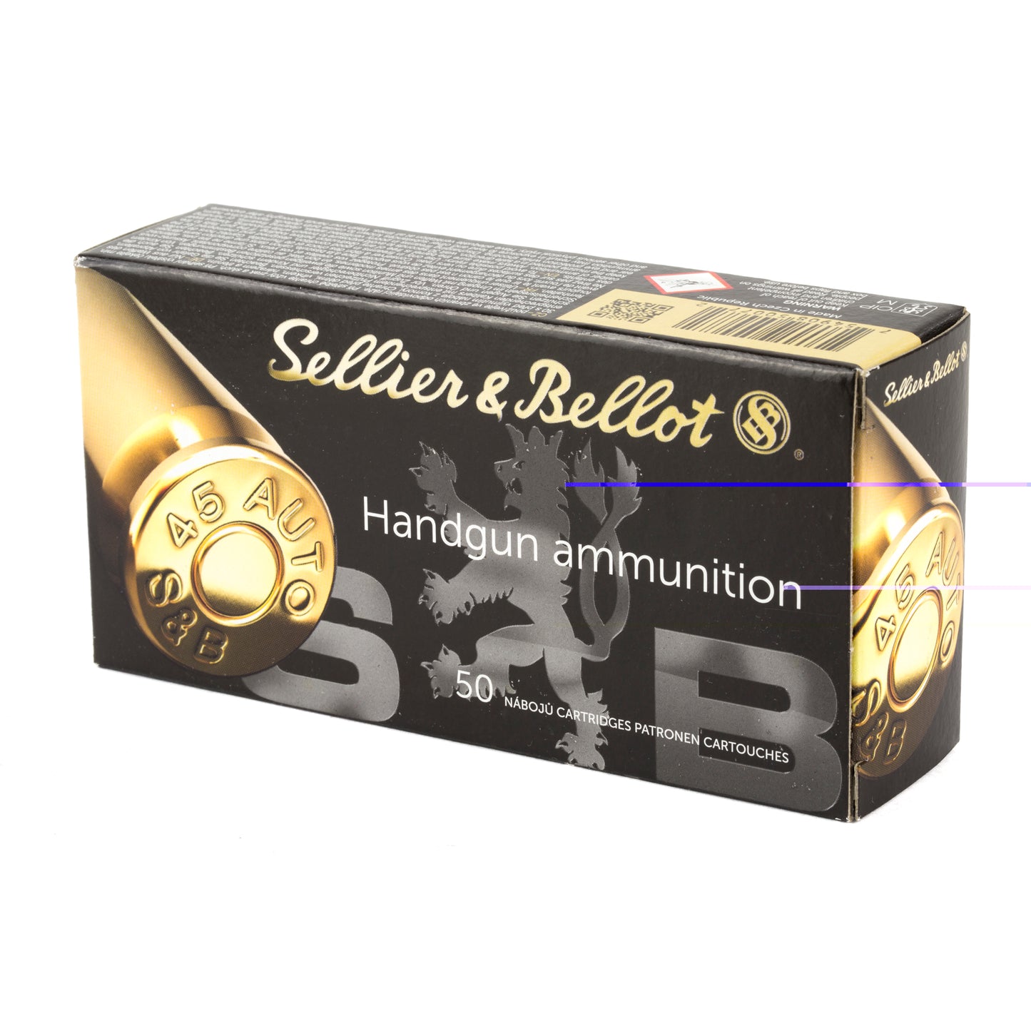 S&b 45acp 230gr Jhp 50/1000