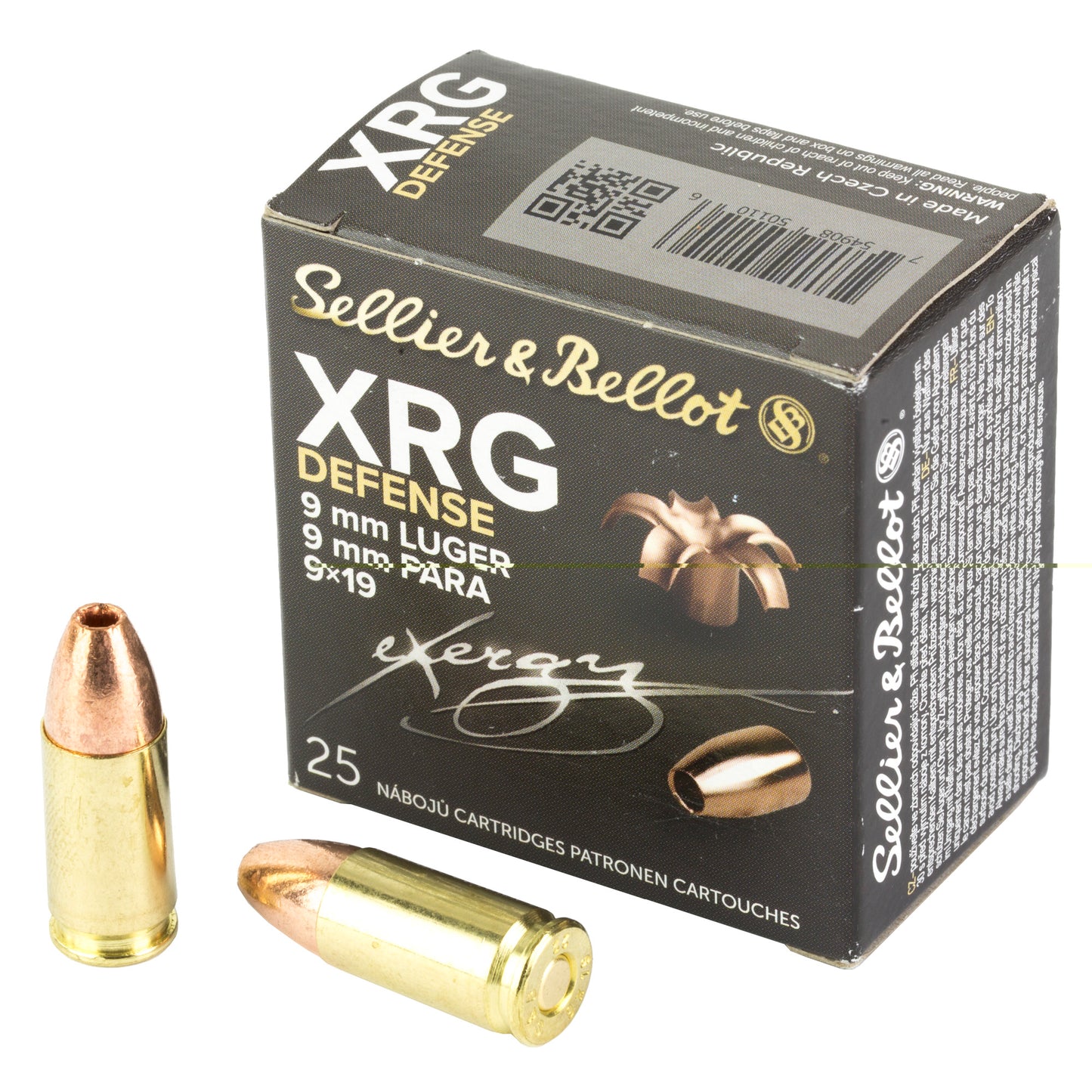 S&b 9mm 100gr Xrg 25/1000