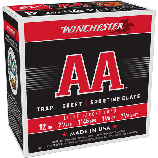 Win Aa Trgt 12ga 2.75" #7.5 25/250