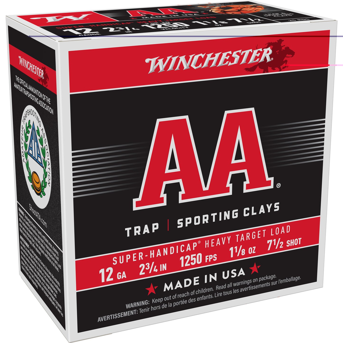 Win Aa Super Hc 12ga 2.75" #7.5 25/