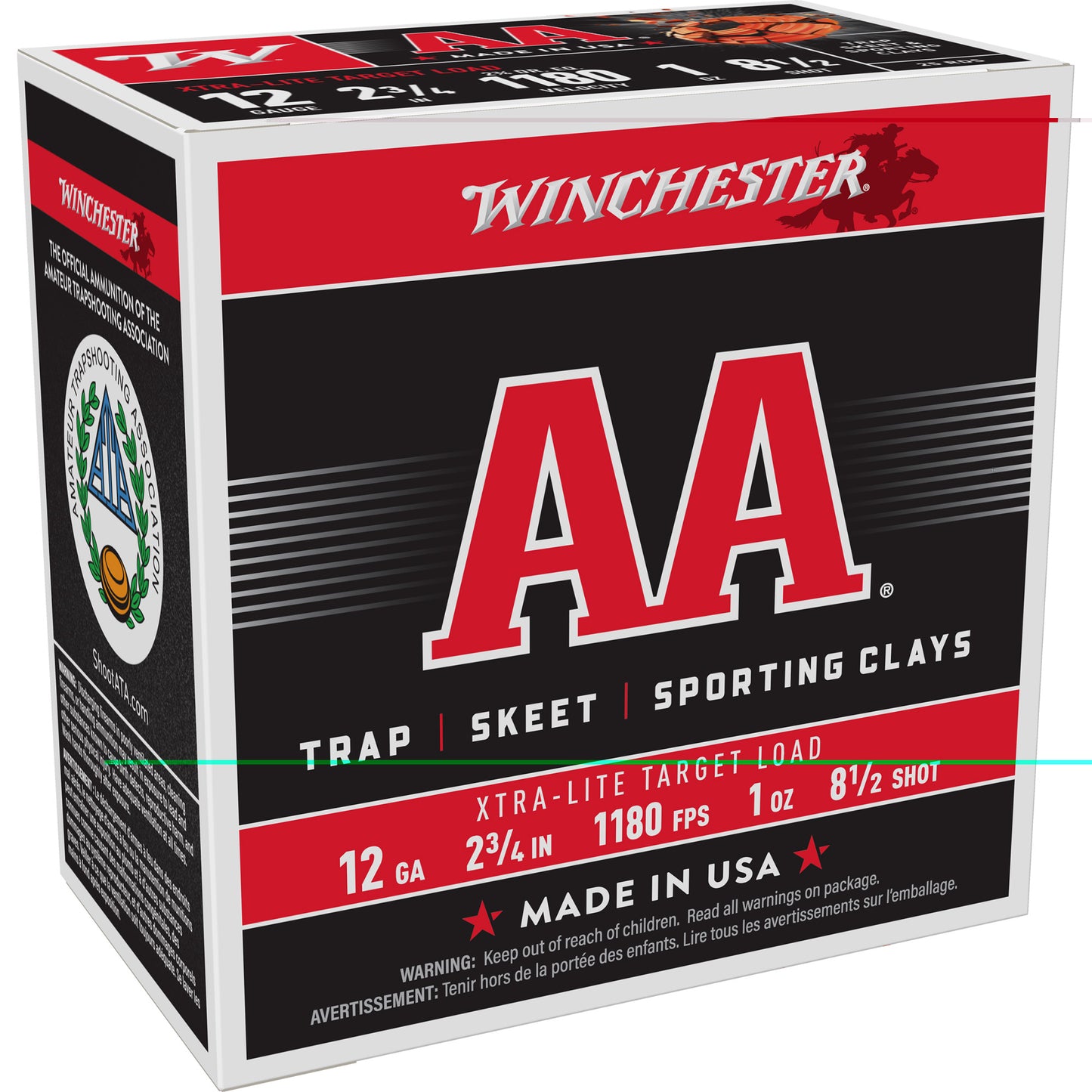 Win Aa Ex-light 12ga 2.75" #8 25/250