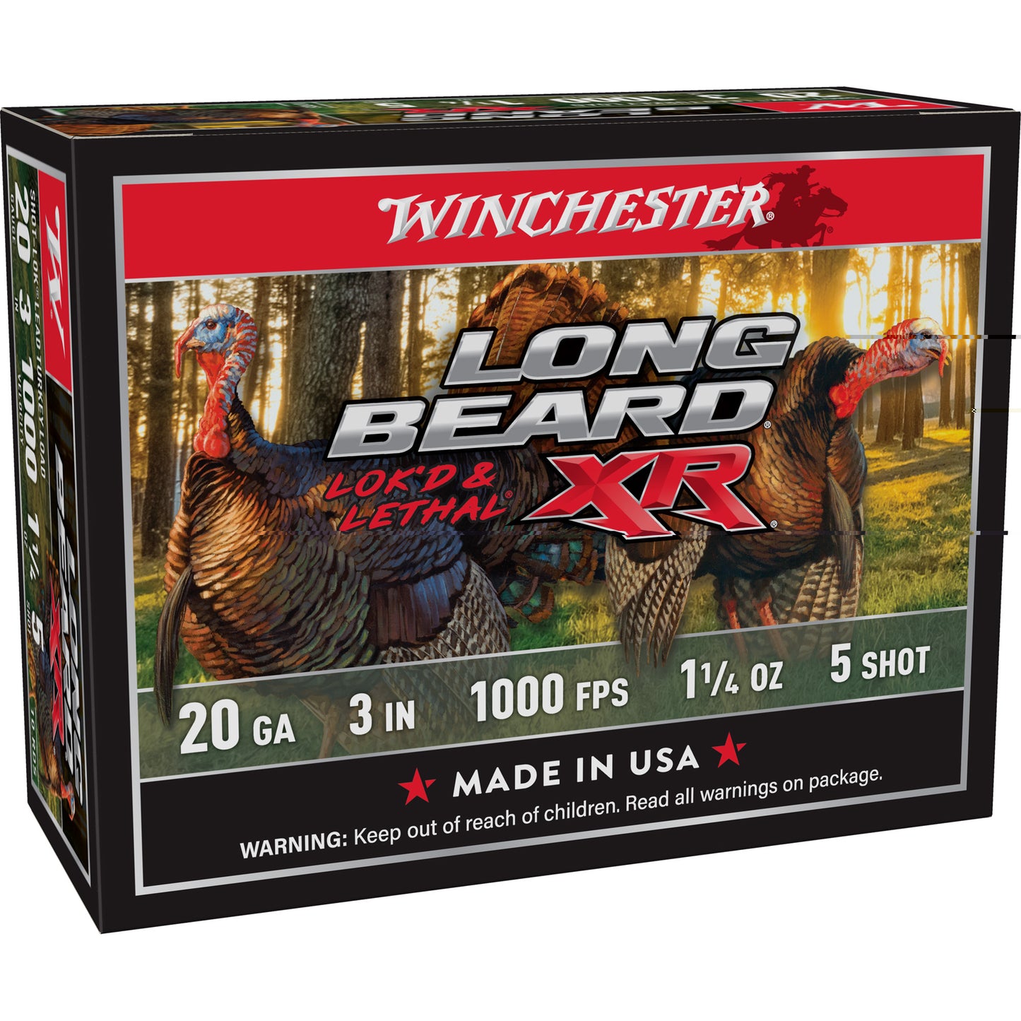 Win Lb Xr Trky 20ga 3" #5 1.25oz 10